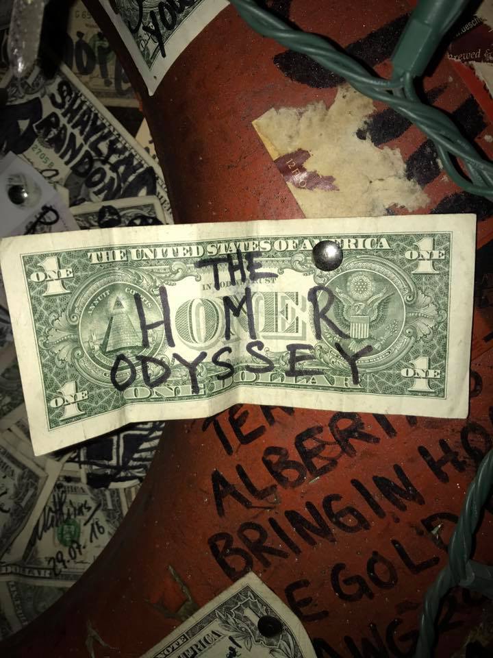 The Homer Odyssey dollar bill